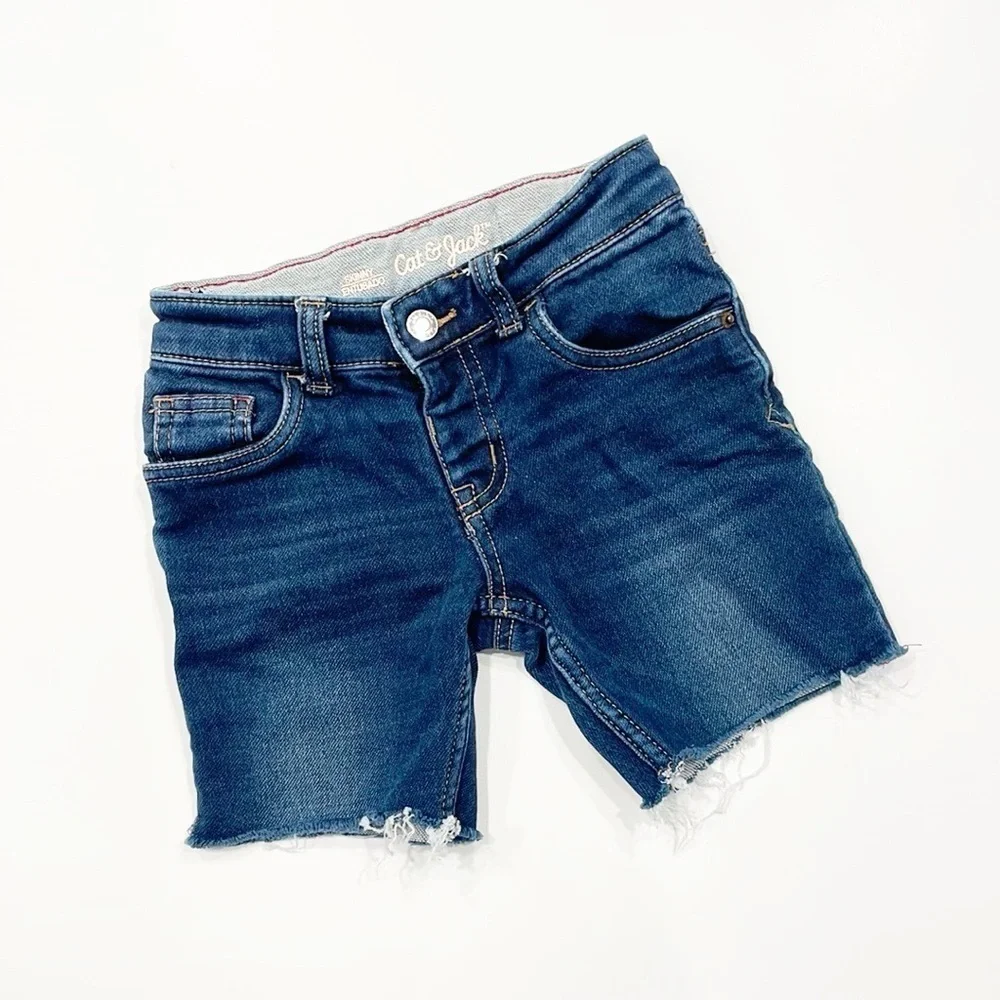 Car & Jack Toddler Girls Denim Shorts